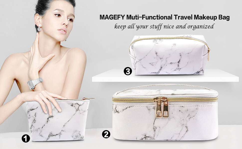 makeup bag, cosmetic bag, travel makeup bag, toiletry bag